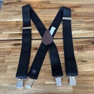 Carhartt Men's Rugged Flex Elastic Utility Suspenders ONE SIZE Black NEVER WORN